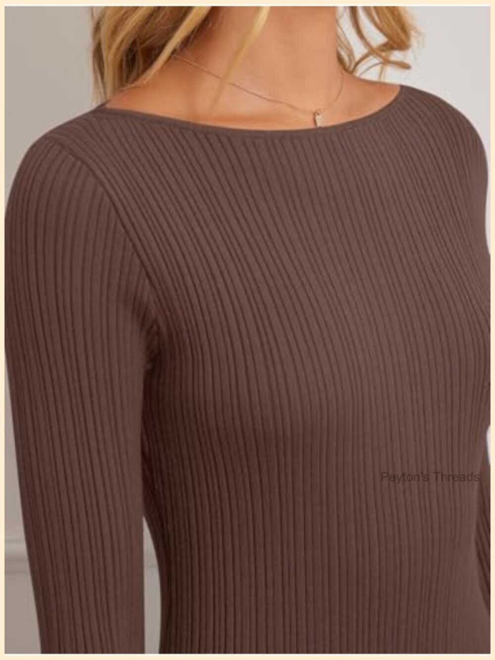 Ribbed Knit Long Sleeve Bodycon Maxi Sweater Dress Slim Fit Winter - Picture 5 of 6